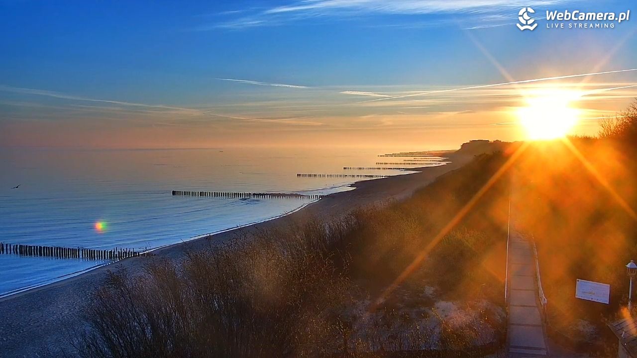 DZIWNÓW  - widok na plażę - 18 kwiecień 2026, 06:13
