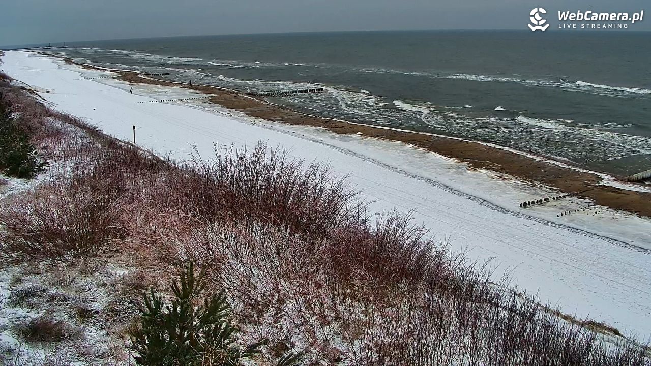 DZIWNÓW  - widok na plażę - 30 styczeń 2026, 13:58