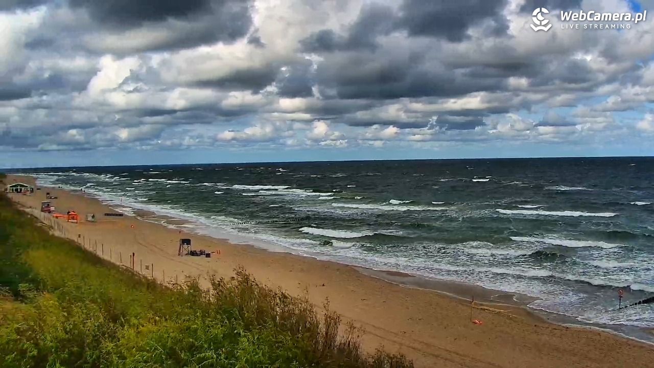 DZIWNÓW  - widok na plażę - 22 sierpień 2026, 11:04