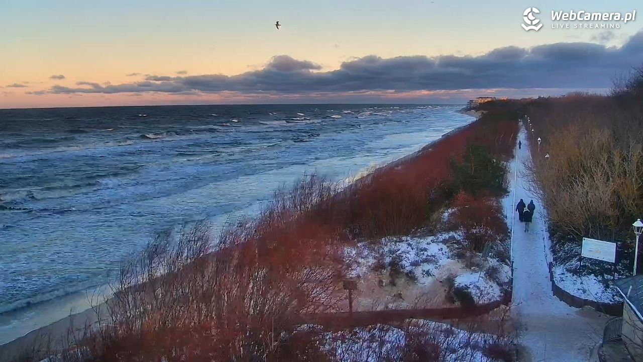 DZIWNÓW  - widok na plażę - 11 styczeń 2026, 15:39