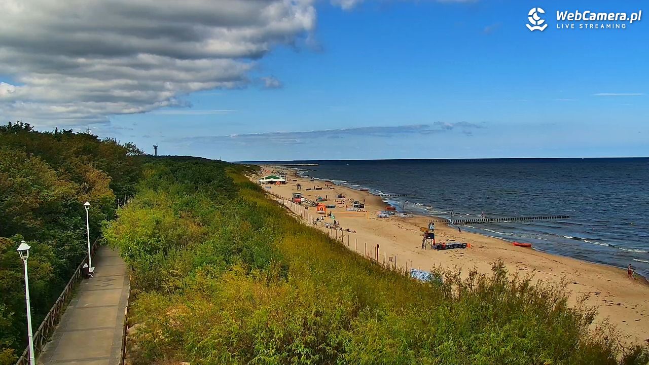 DZIWNÓW  - widok na plażę - 25 lipiec 2026, 10:03