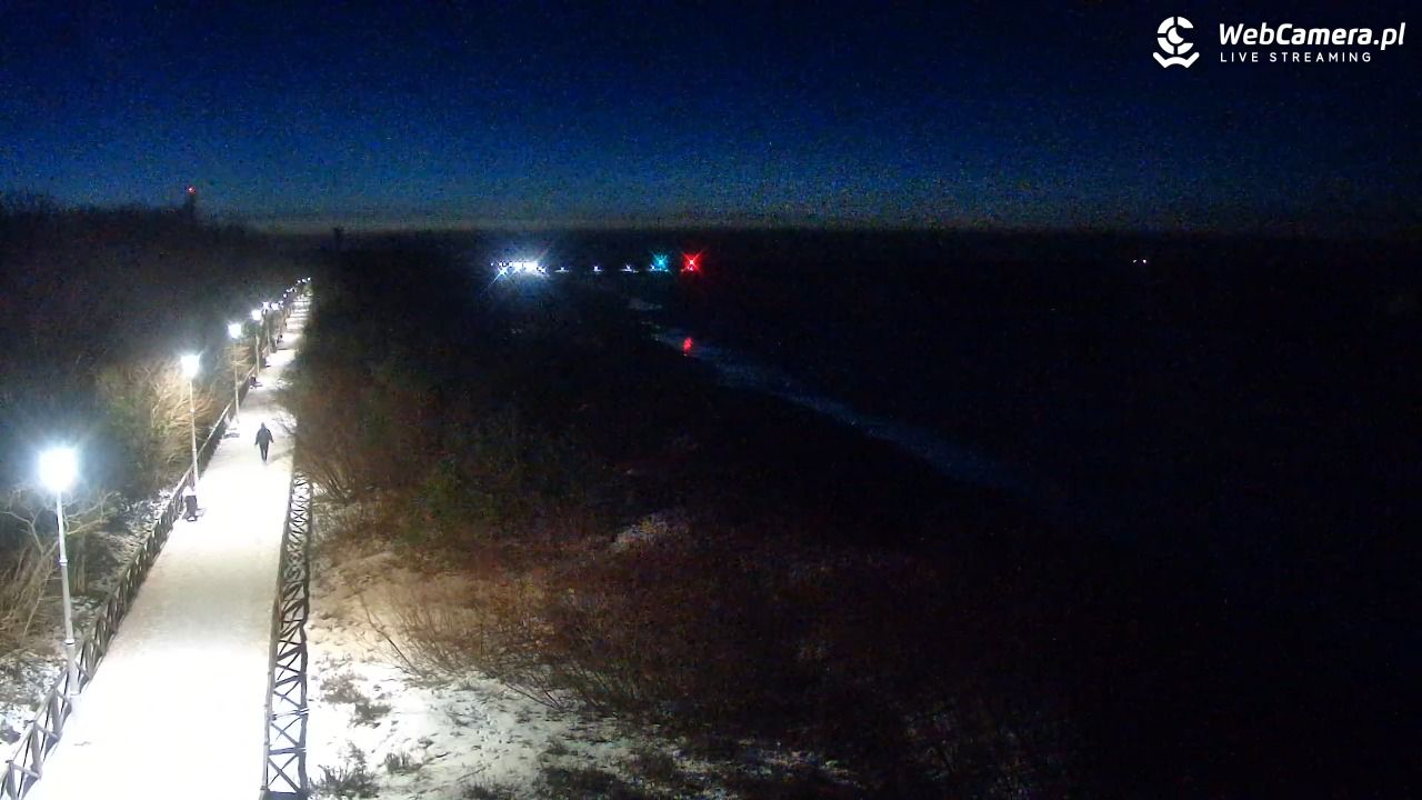 DZIWNÓW  - widok na plażę - 11 styczeń 2026, 17:32