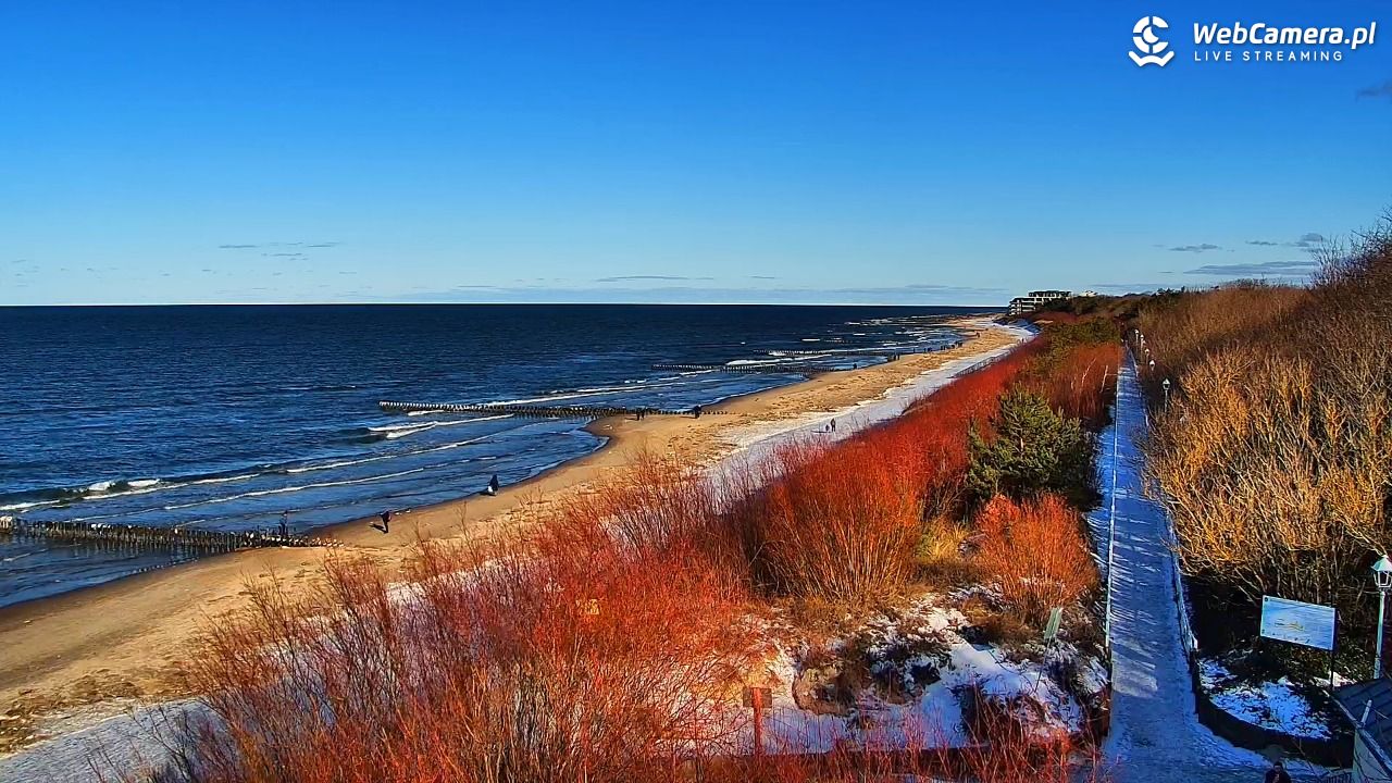 DZIWNÓW  - widok na plażę - 15 luty 2026, 14:23