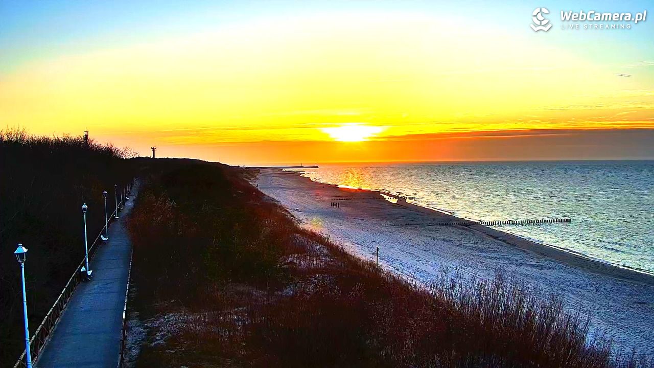 DZIWNÓW  - widok na plażę - 17 marzec 2026, 17:53