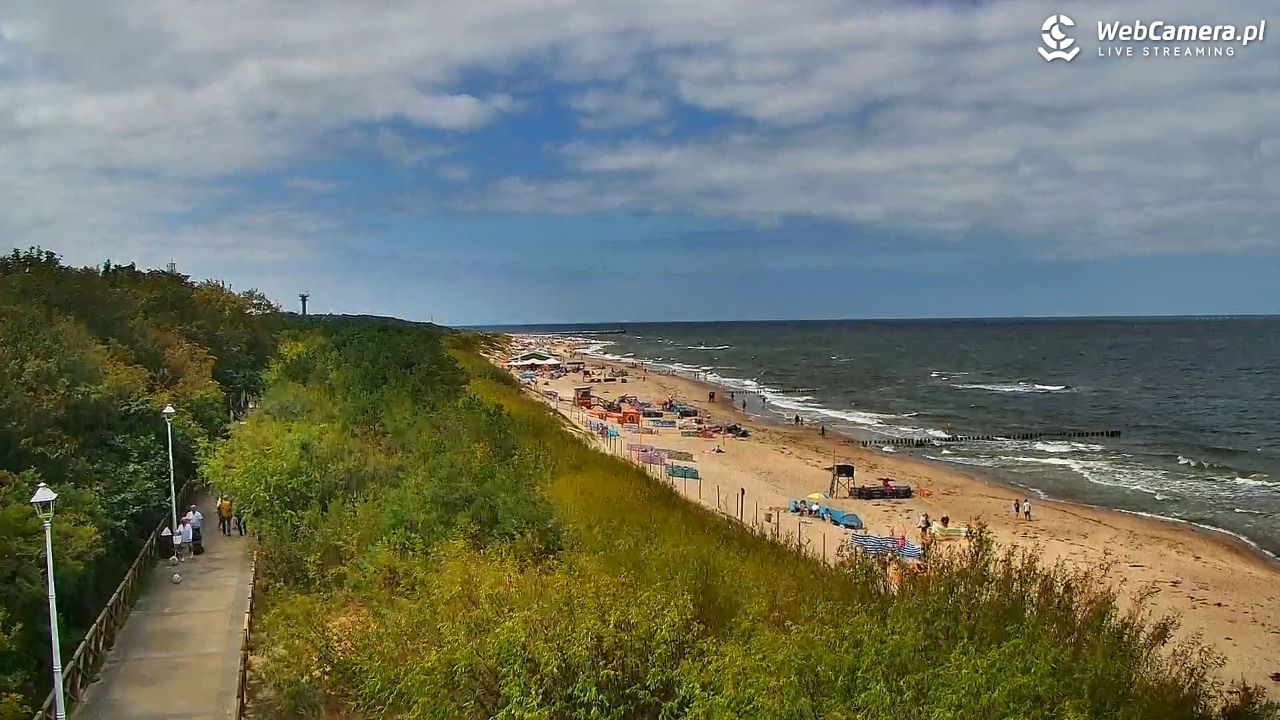 DZIWNÓW  - widok na plażę - 24 lipiec 2026, 12:48