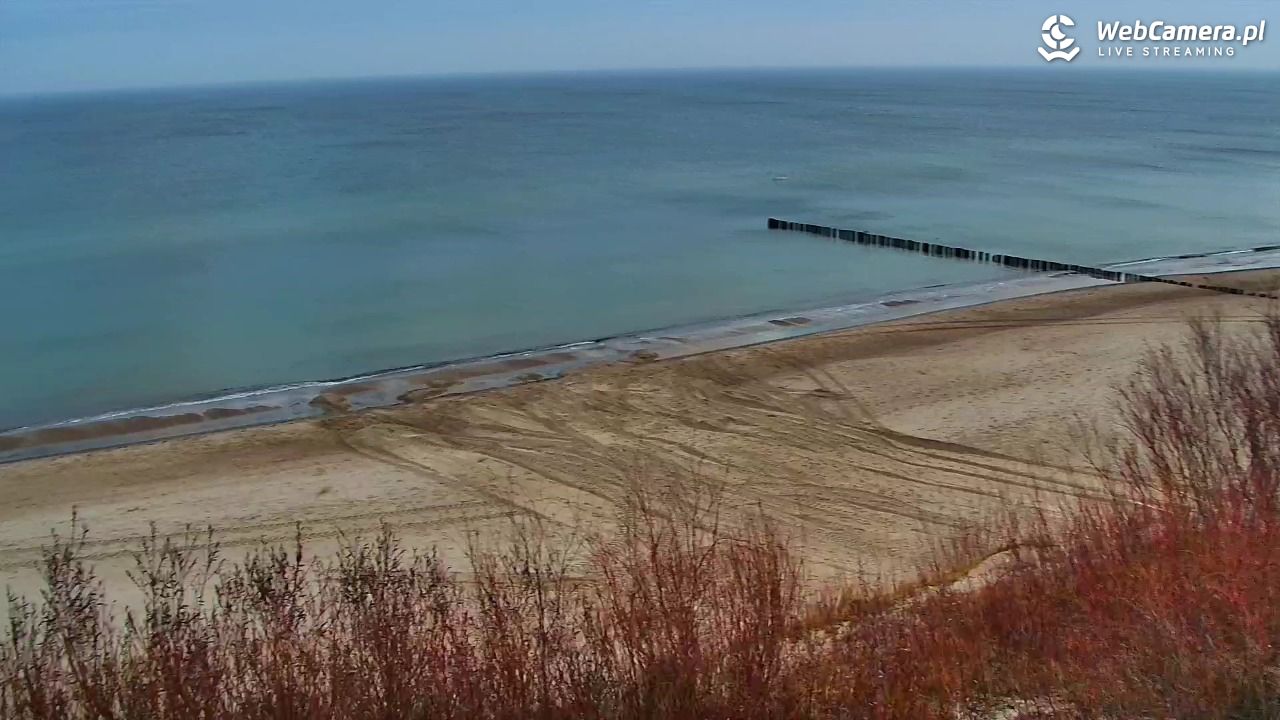 DZIWNÓW  - widok na plażę - 18 grudzień 2025, 08:38