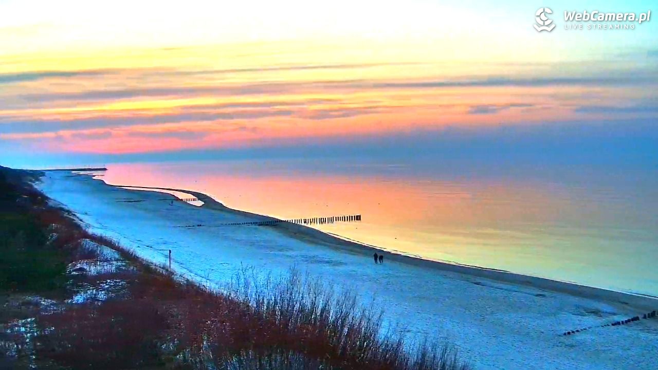 DZIWNÓW  - widok na plażę - 09 marzec 2026, 17:55