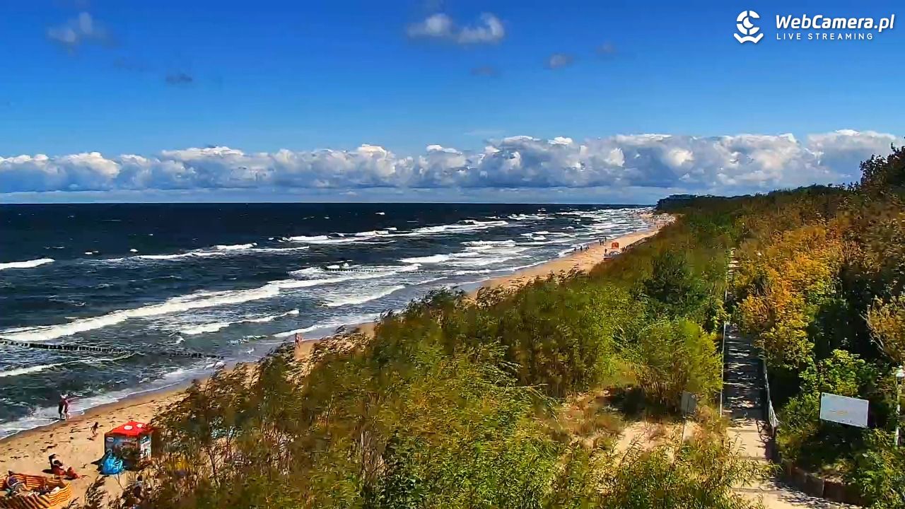 DZIWNÓW  - widok na plażę - 23 lipiec 2026, 12:43