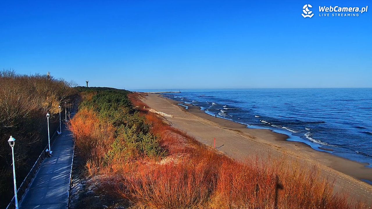 DZIWNÓW  - widok na plażę - 08 kwiecień 2026, 08:03