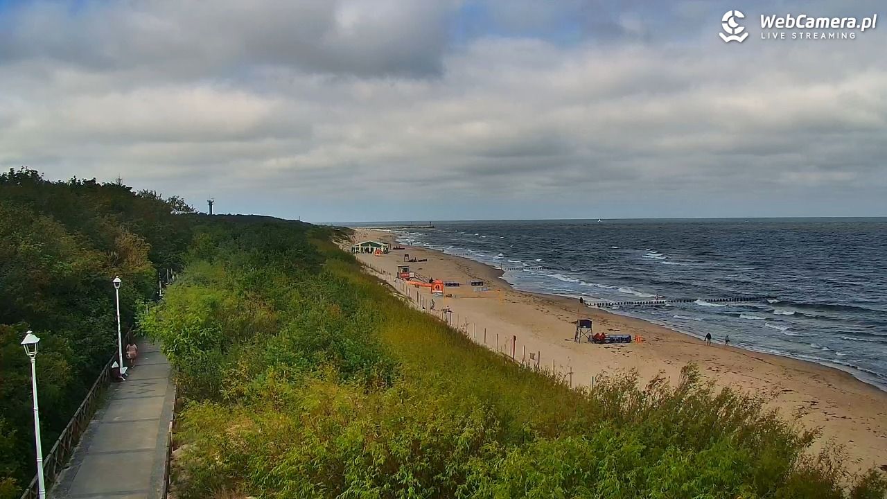 DZIWNÓW  - widok na plażę - 24 lipiec 2026, 10:24
