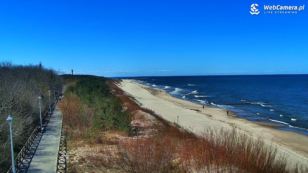 DZIWNÓW  - widok na plażę - 08 kwiecień 2026, 12:52