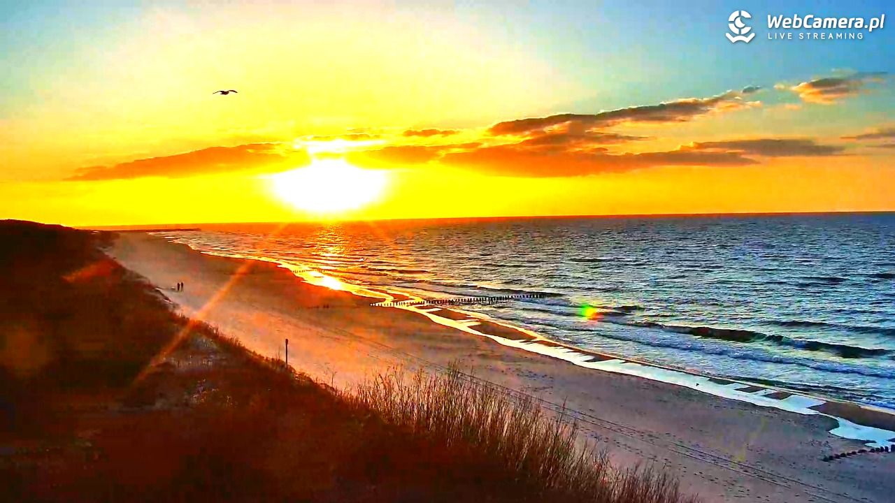 DZIWNÓW  - widok na plażę - 26 marzec 2026, 18:04