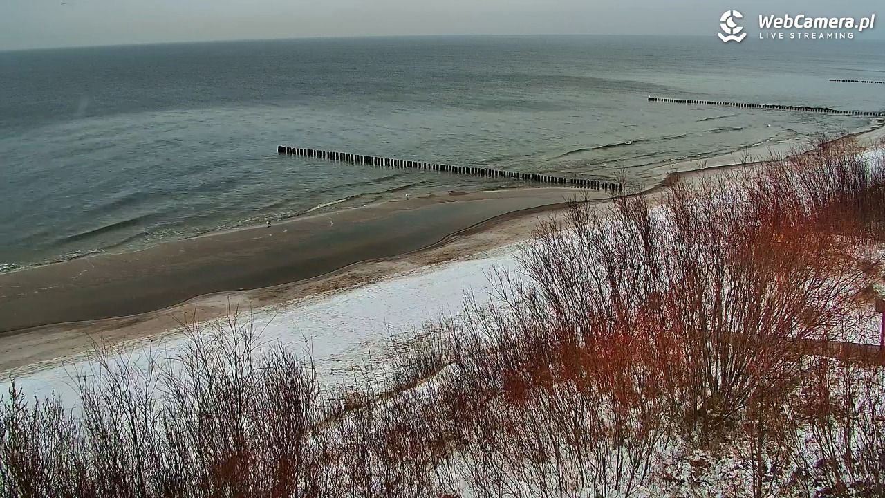 DZIWNÓW  - widok na plażę - 06 styczeń 2026, 10:13