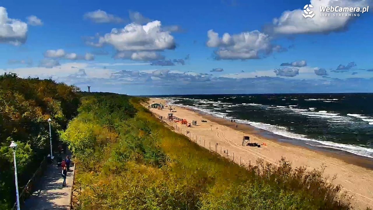 DZIWNÓW  - widok na plażę - 22 sierpień 2026, 12:17