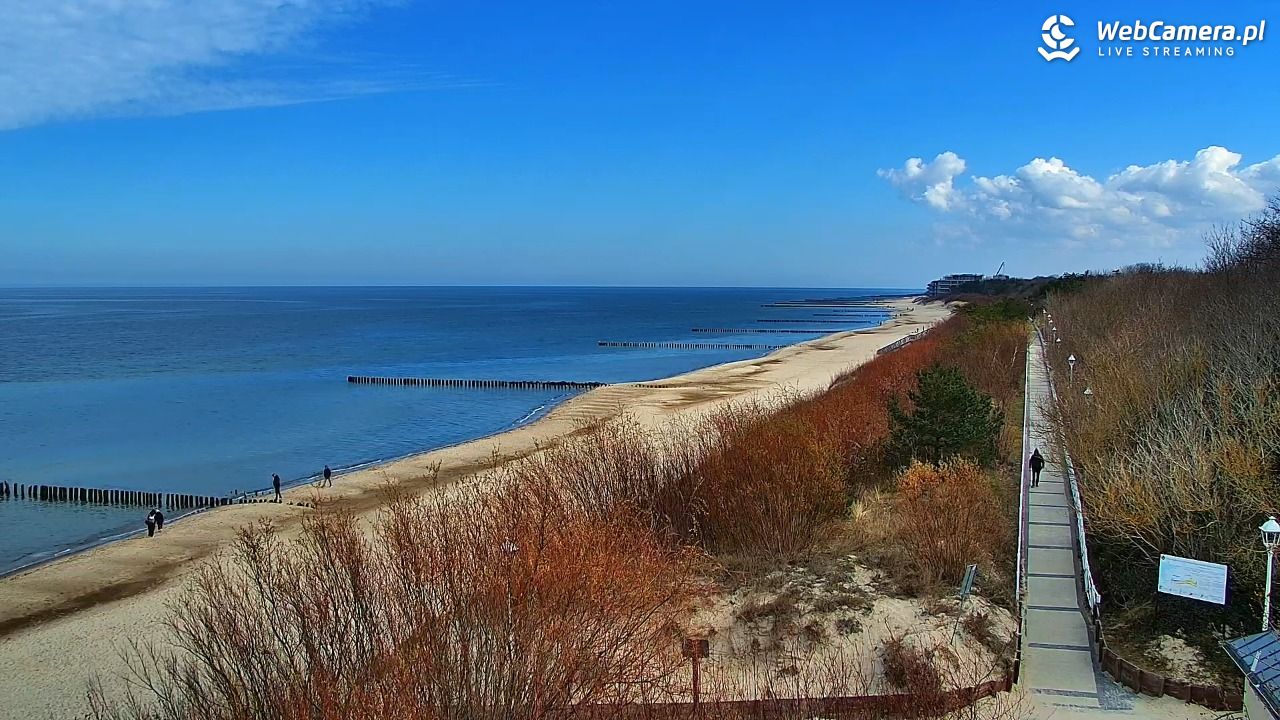 DZIWNÓW  - widok na plażę - 02 kwiecień 2026, 11:50