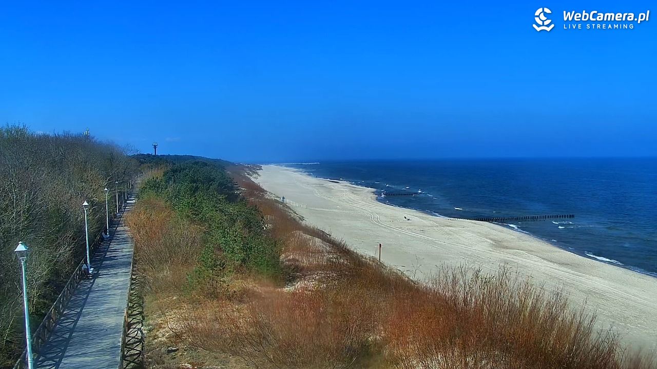 DZIWNÓW  - widok na plażę - 15 kwiecień 2026, 10:55