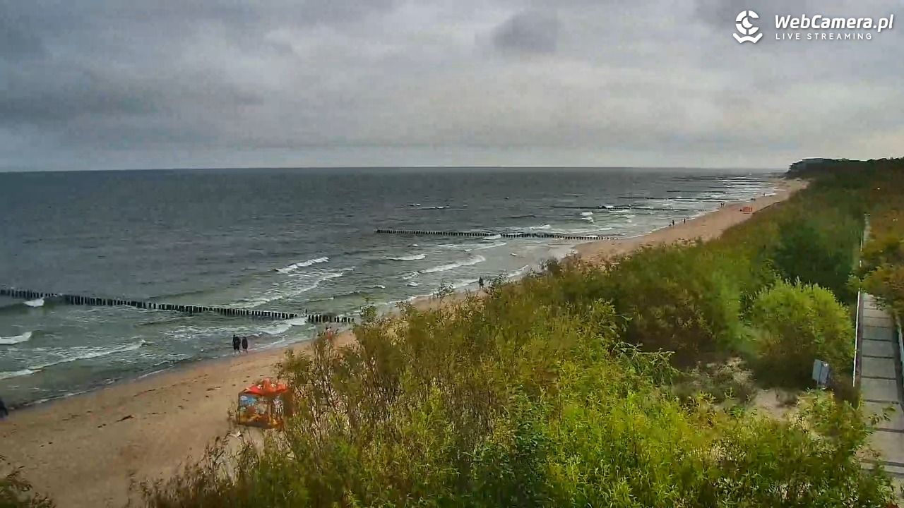 DZIWNÓW  - widok na plażę - 24 lipiec 2026, 10:24