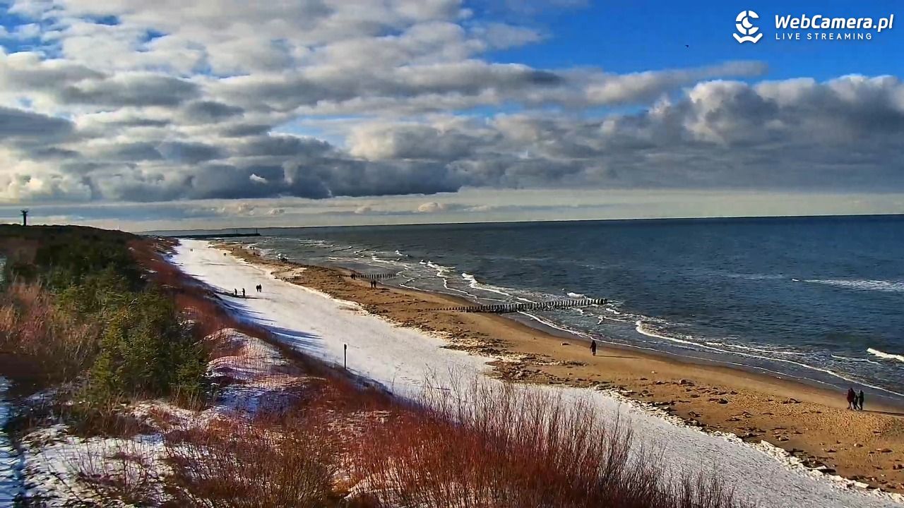 DZIWNÓW  - widok na plażę - 15 luty 2026, 13:49