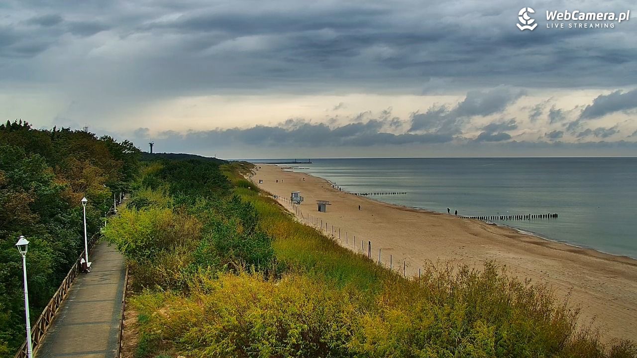 DZIWNÓW  - widok na plażę - 14 wresień 2025, 12:30