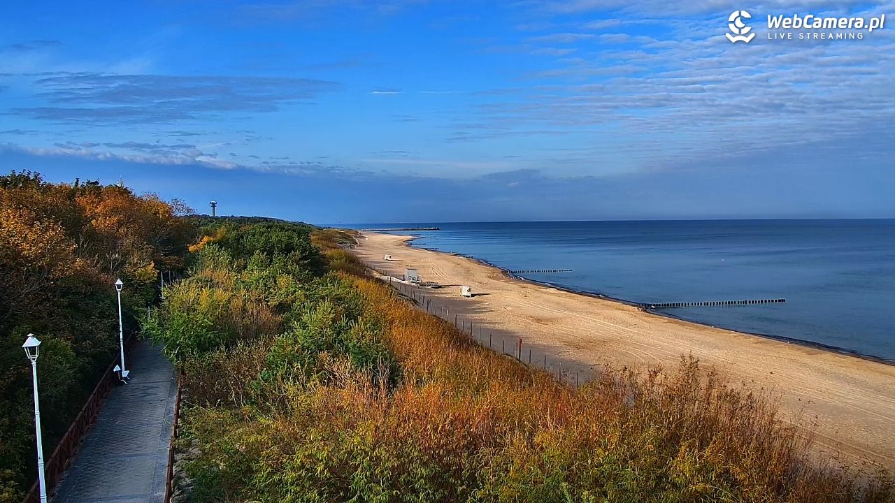 DZIWNÓW  - widok na plażę - 07 październik 2026, 07:27