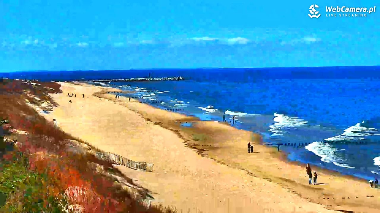 DZIWNÓW  - widok na plażę - 08 kwiecień 2026, 12:17