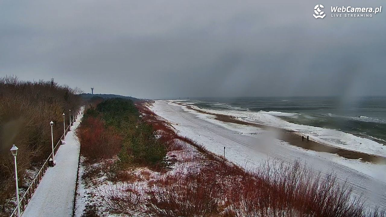 DZIWNÓW  - widok na plażę - 05 luty 2026, 11:19