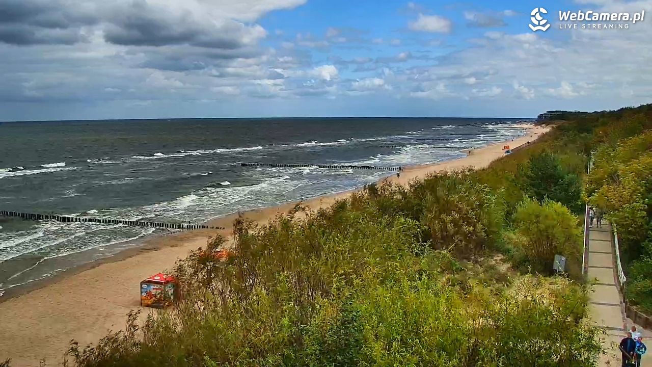 DZIWNÓW  - widok na plażę - 07 sierpień 2026, 12:10