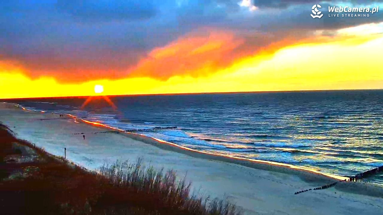 DZIWNÓW  - widok na plażę - 25 marzec 2026, 18:17