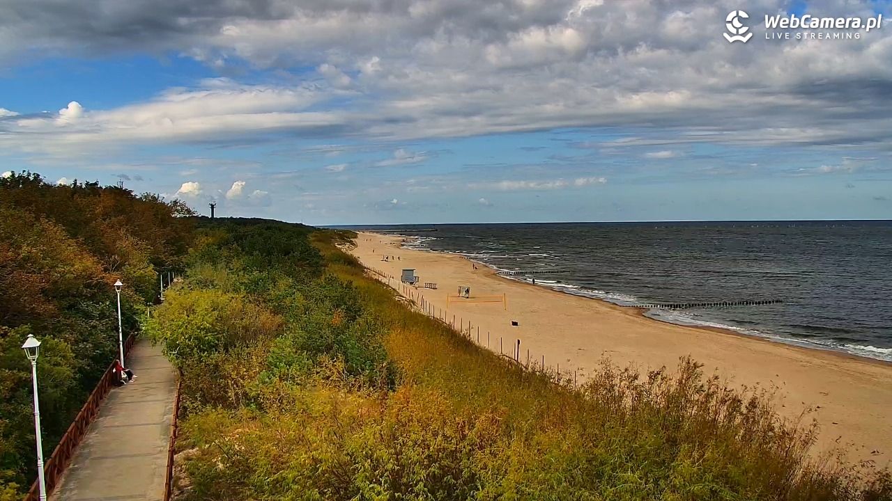 DZIWNÓW  - widok na plażę - 18 wresień 2026, 11:07
