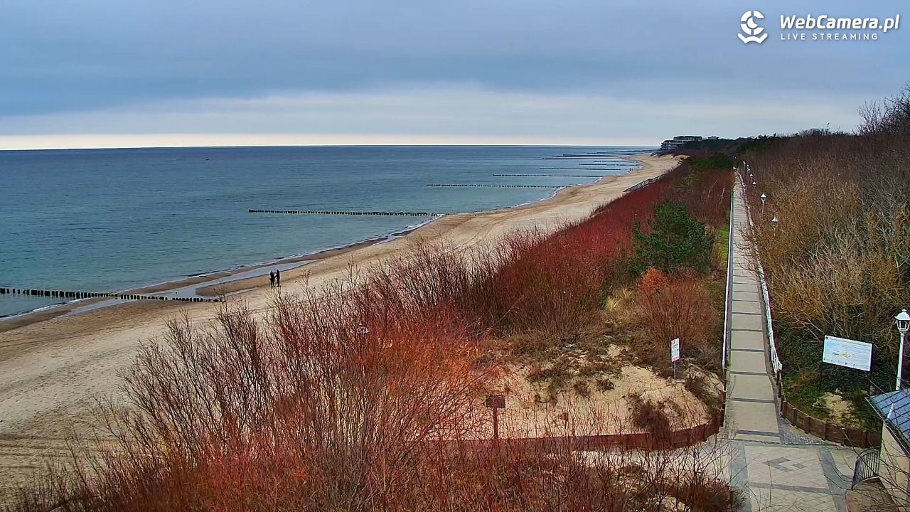 DZIWNÓW  - widok na plażę - 21 grudzień 2025, 12:21