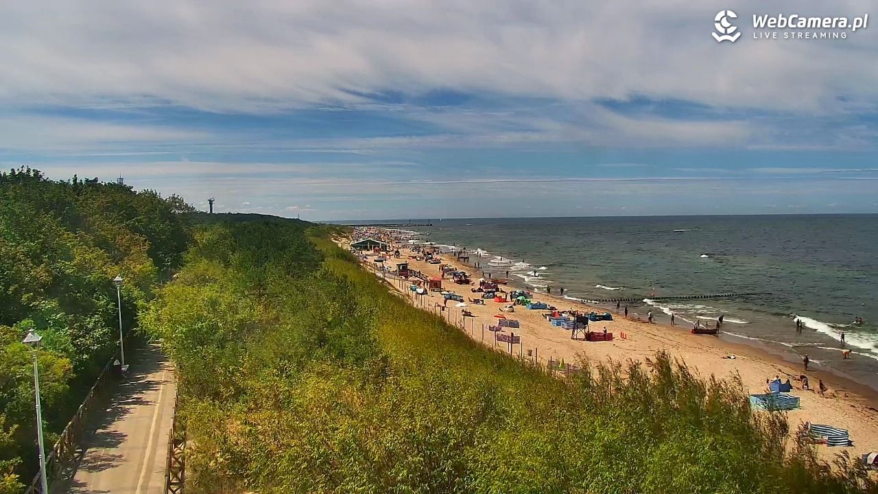 DZIWNÓW  - widok na plażę - 10 lipiec 2026, 13:15