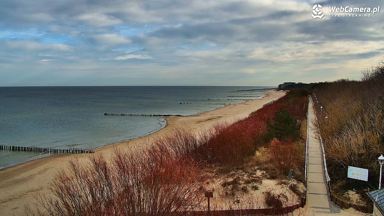 DZIWNÓW  - widok na plażę - 02 marzec 2026, 09:37