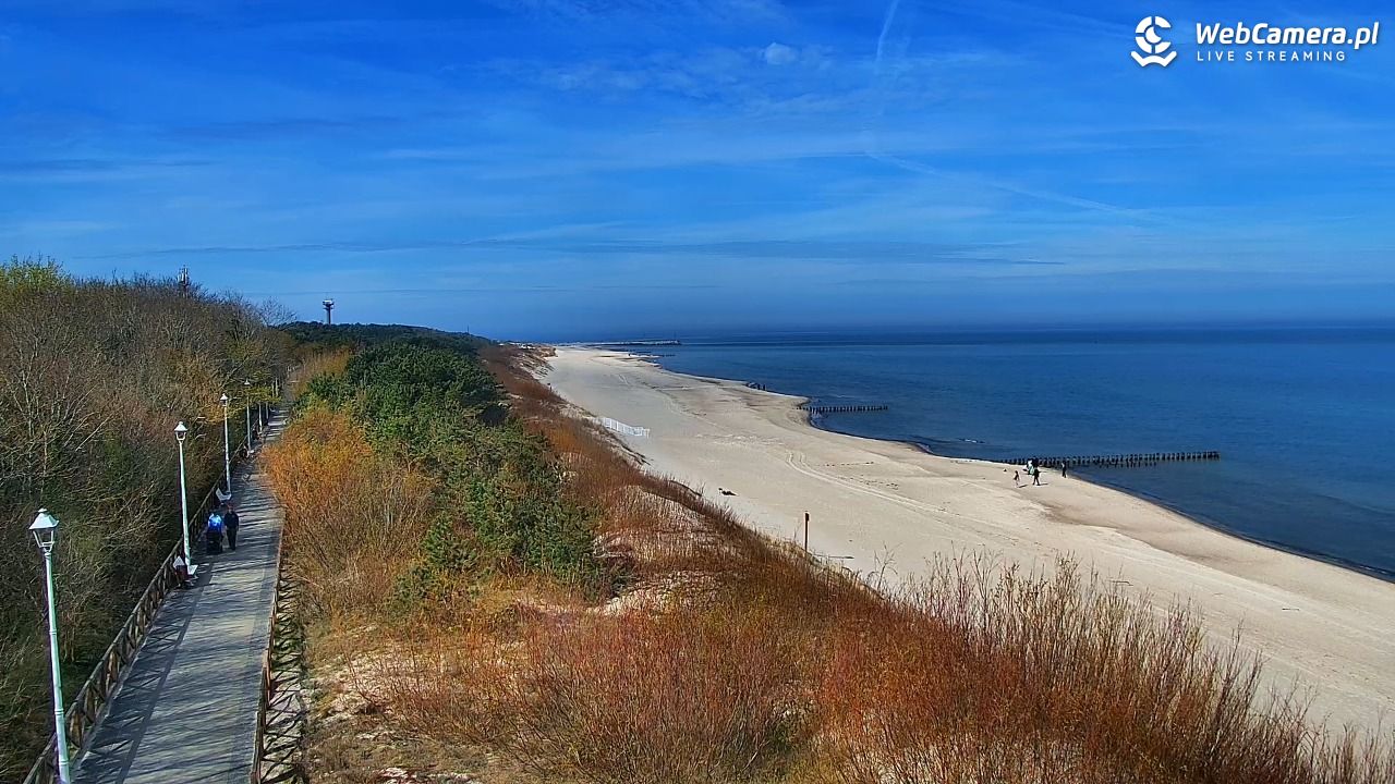 DZIWNÓW  - widok na plażę - 18 kwiecień 2026, 09:59