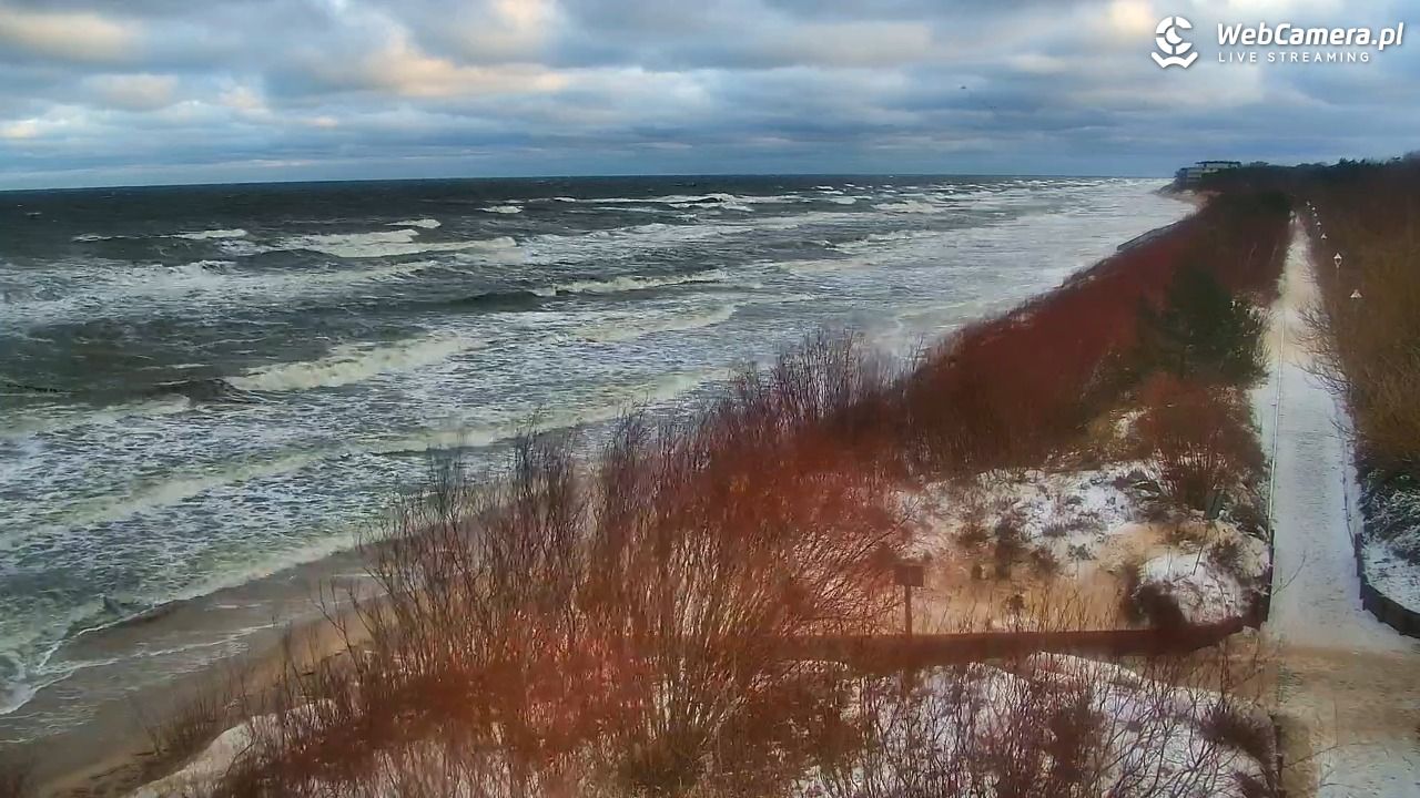 DZIWNÓW  - widok na plażę - 11 styczeń 2026, 09:16