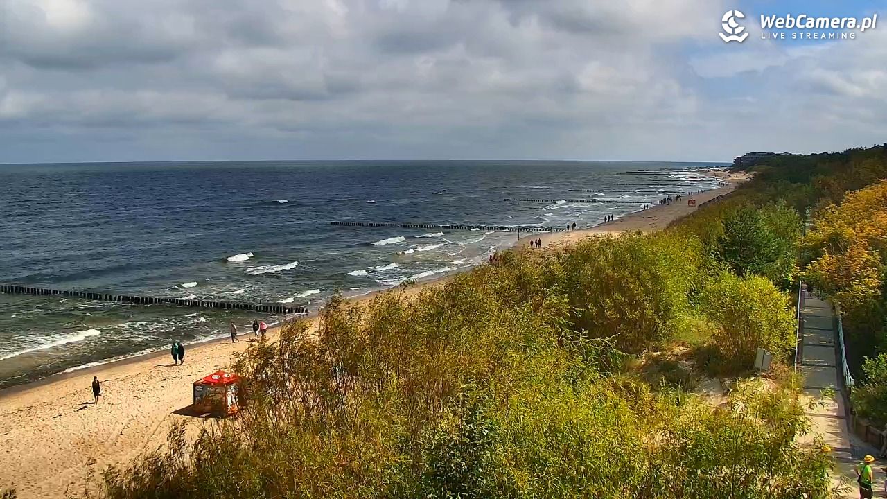 DZIWNÓW  - widok na plażę - 24 lipiec 2026, 11:28