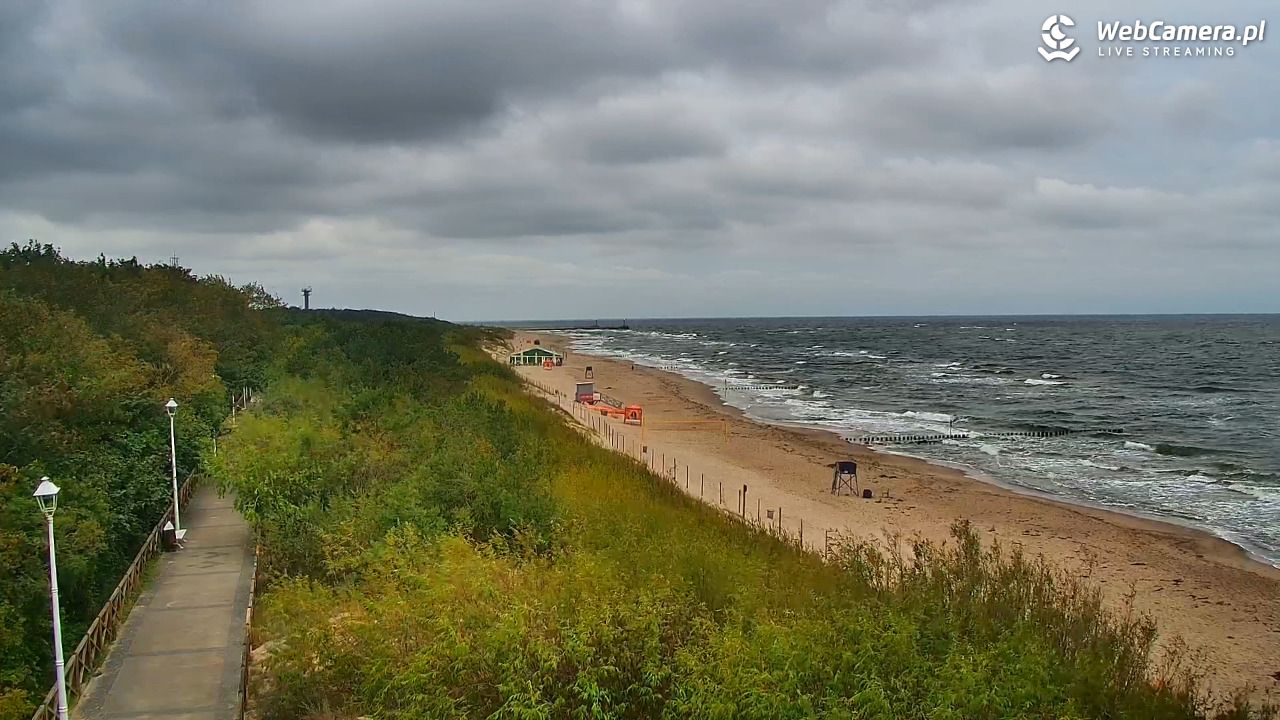 DZIWNÓW  - widok na plażę - 24 lipiec 2026, 06:28