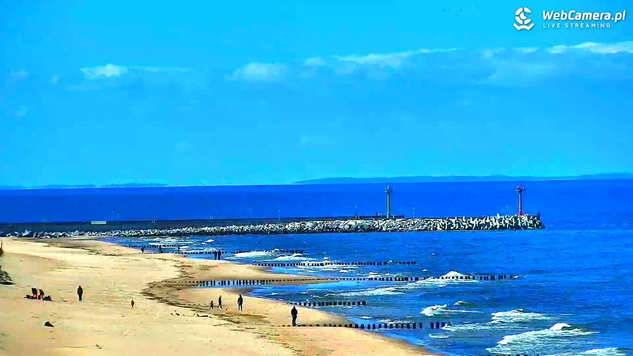 DZIWNÓW  - widok na plażę - 08 kwiecień 2026, 12:17