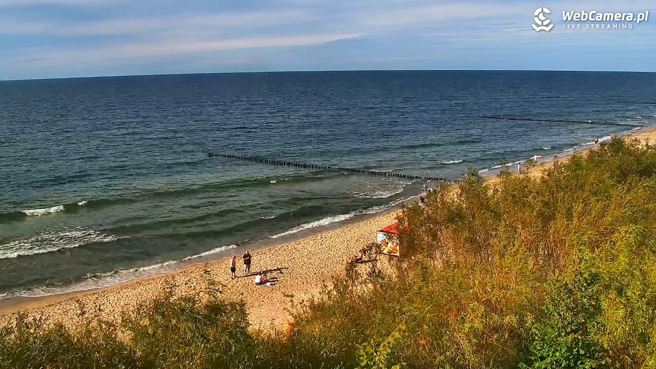 DZIWNÓW  - widok na plażę - 10 lipiec 2026, 17:50
