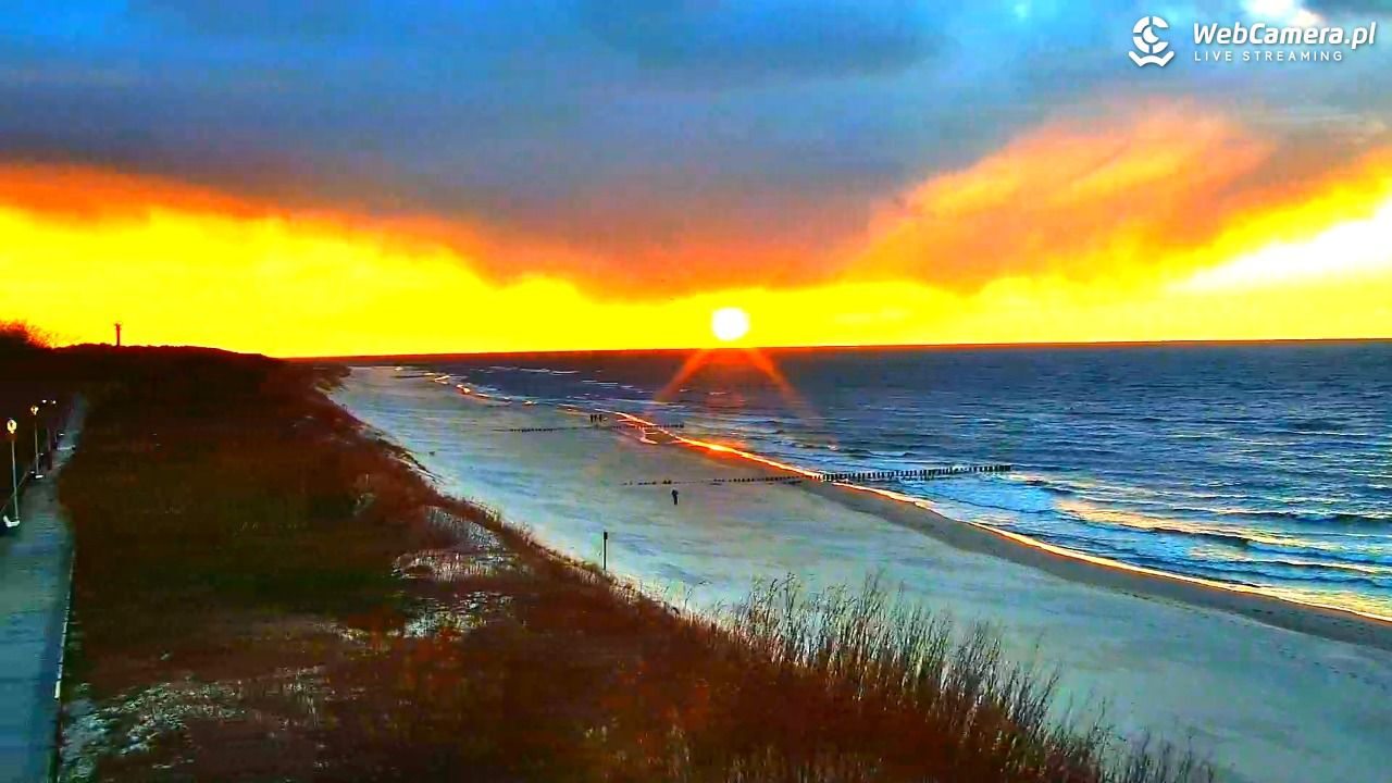 DZIWNÓW  - widok na plażę - 25 marzec 2026, 18:17