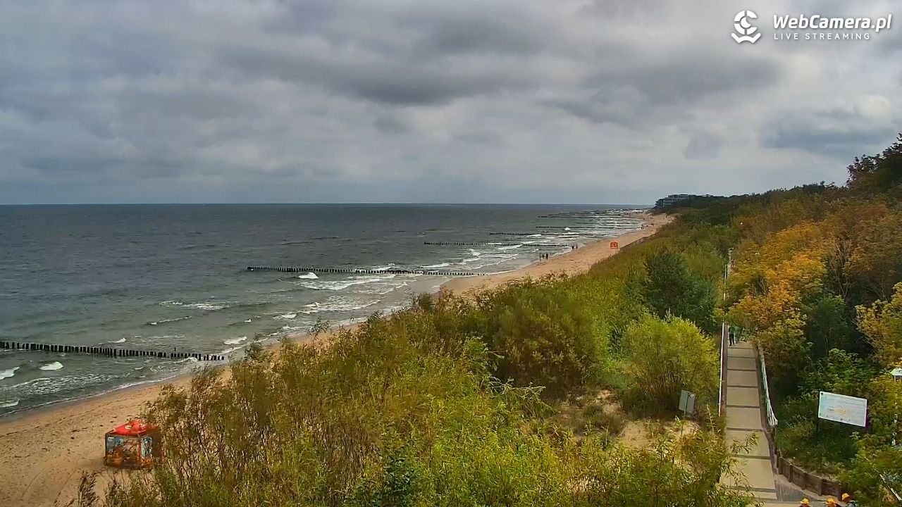 DZIWNÓW  - widok na plażę - 24 lipiec 2026, 10:56