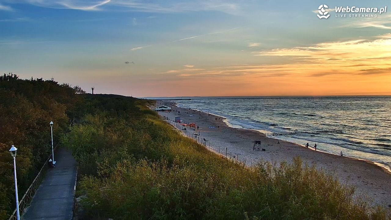 DZIWNÓW  - widok na plażę - 24 lipiec 2026, 20:45