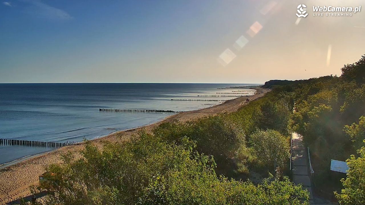 DZIWNÓW  - widok na plażę - 27 czerwiec 2026, 07:23