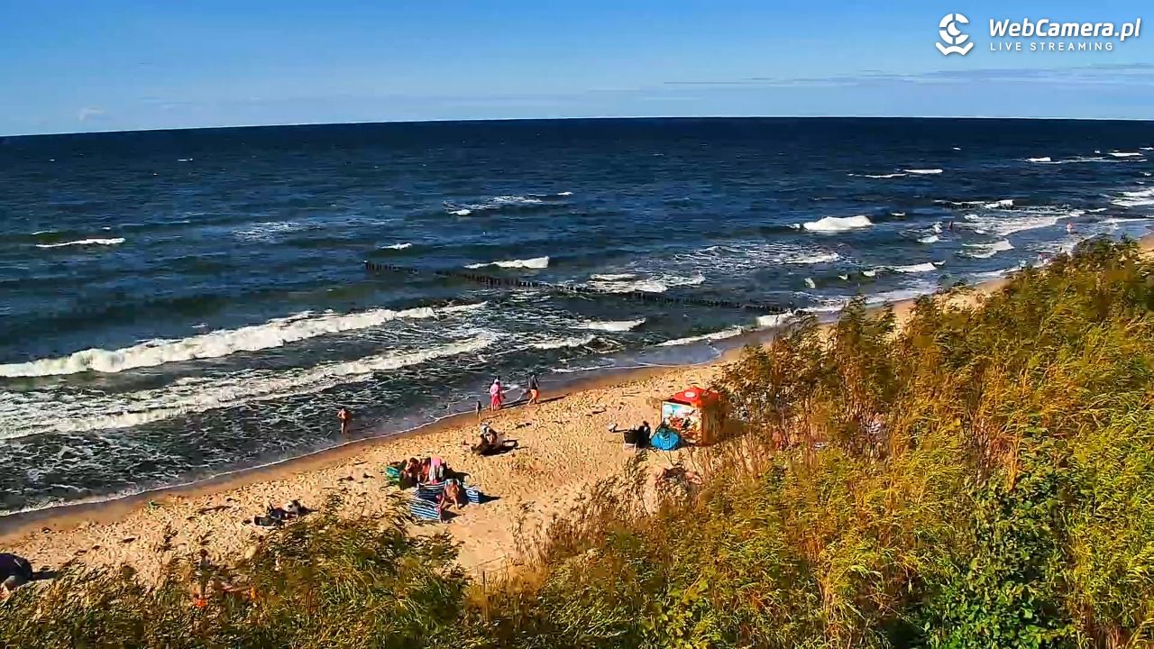 DZIWNÓW  - widok na plażę - 23 lipiec 2026, 17:09