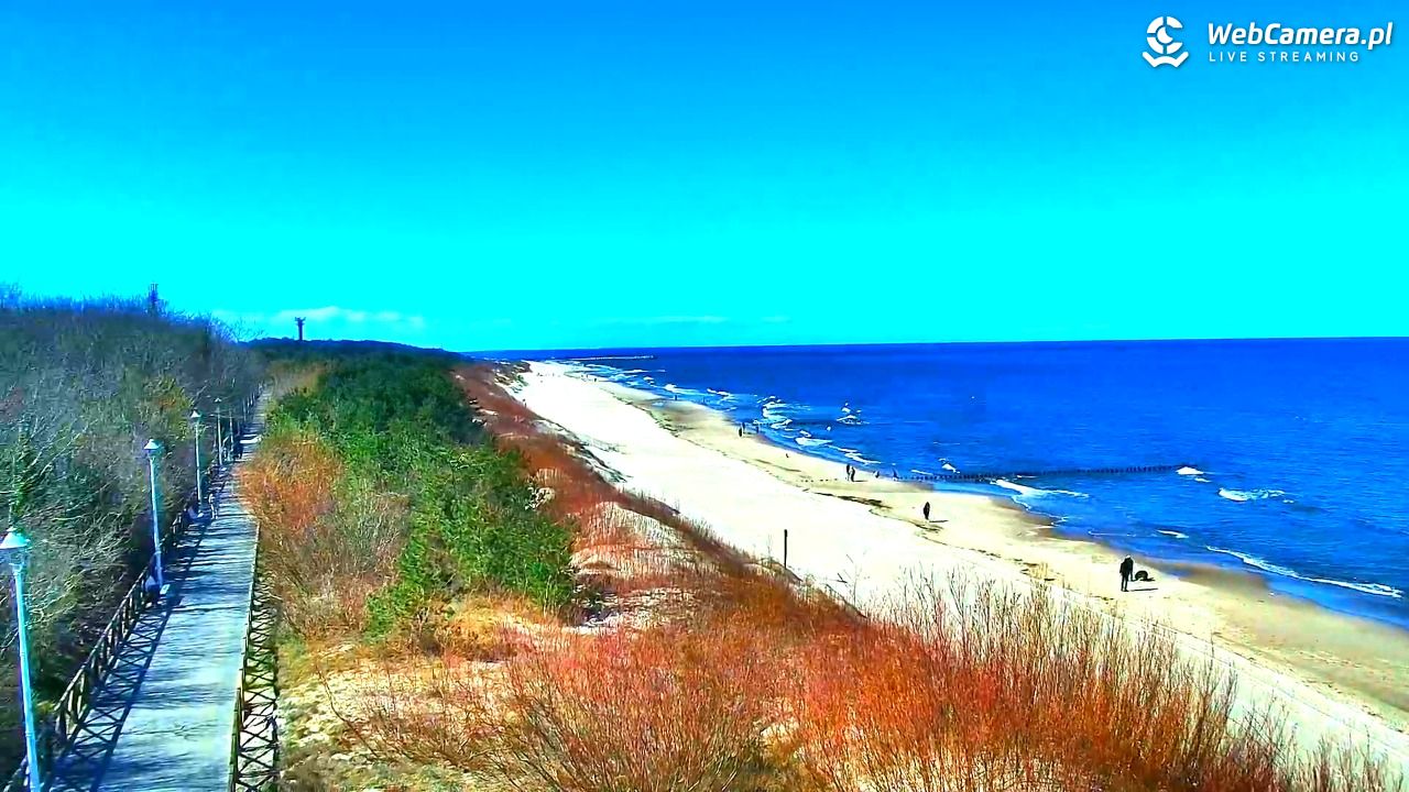 DZIWNÓW  - widok na plażę - 08 kwiecień 2026, 12:16
