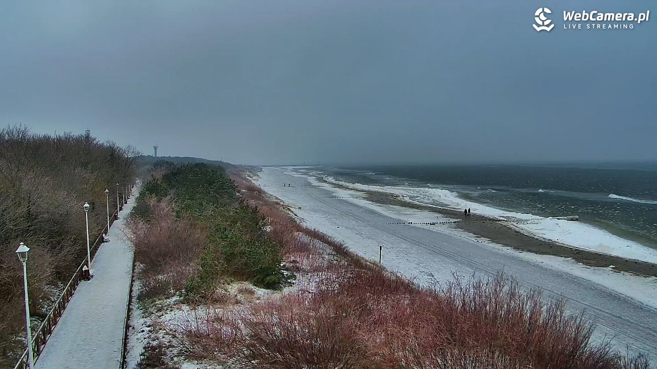 DZIWNÓW  - widok na plażę - 06 luty 2026, 11:41