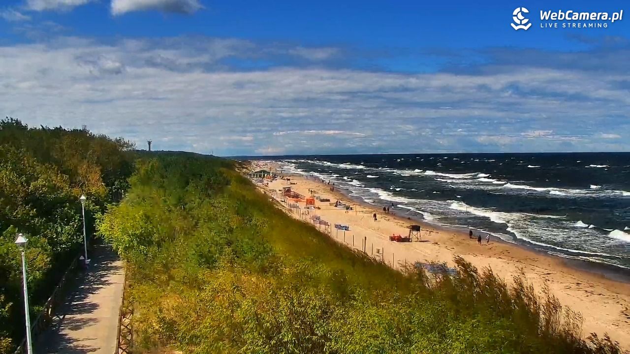 DZIWNÓW  - widok na plażę - 23 lipiec 2026, 12:04