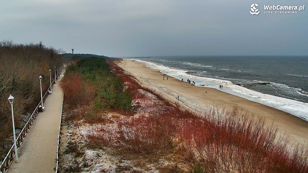 DZIWNÓW  - widok na plażę - 25 styczeń 2026, 12:16