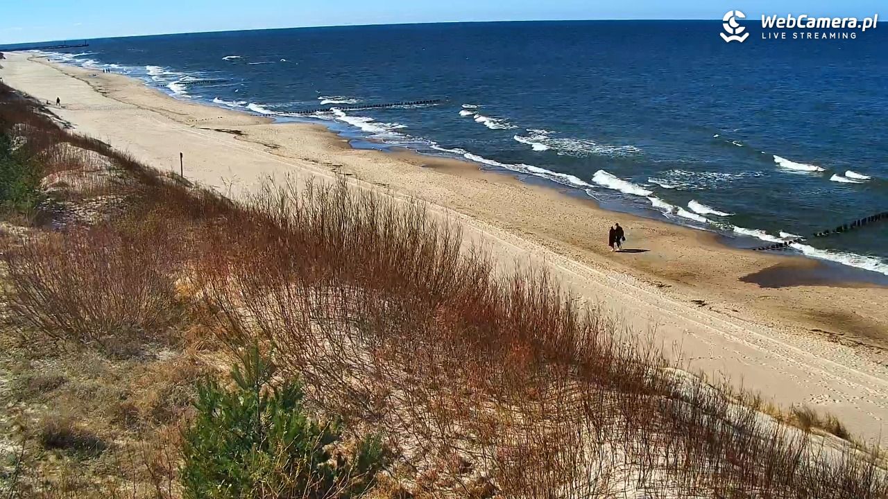 DZIWNÓW  - widok na plażę - 08 kwiecień 2026, 14:50