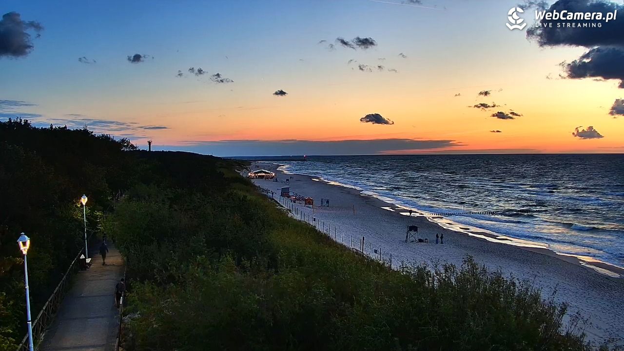DZIWNÓW  - widok na plażę - 07 sierpień 2026, 21:09