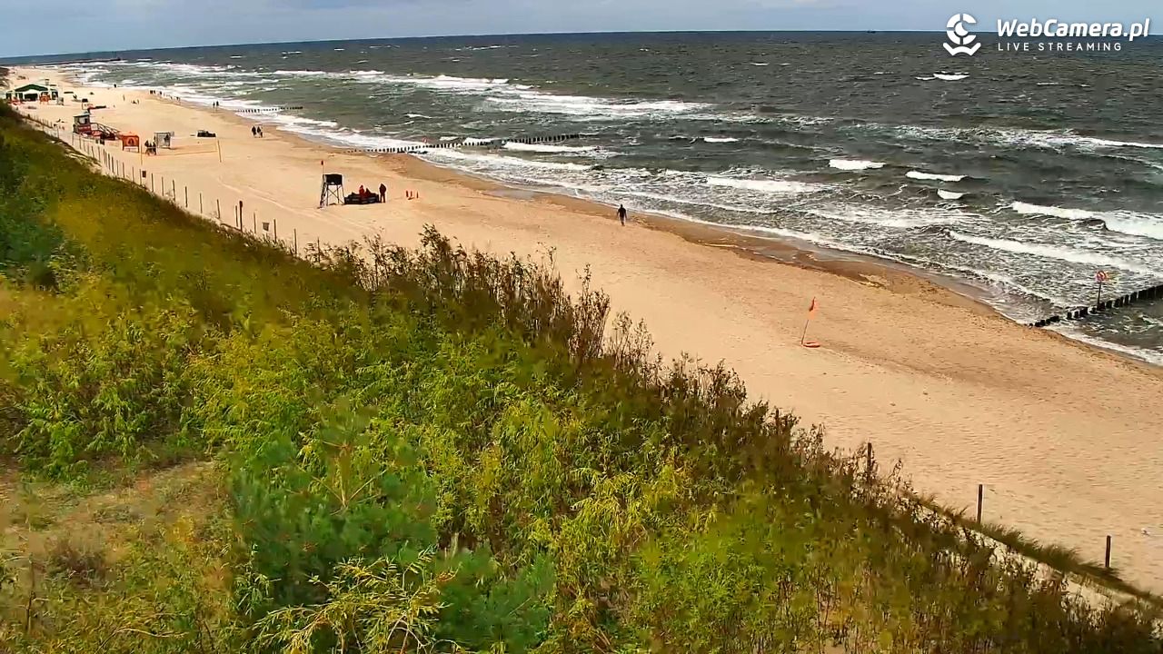 DZIWNÓW  - widok na plażę - 07 sierpień 2026, 13:05